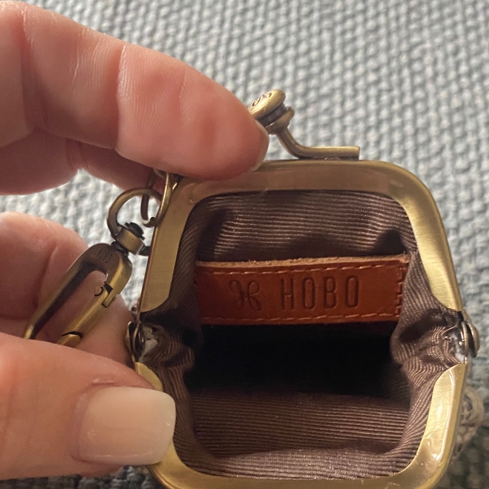 HOBO Animal Print Mini Bag with Gold Accents - Picture 3 of 3